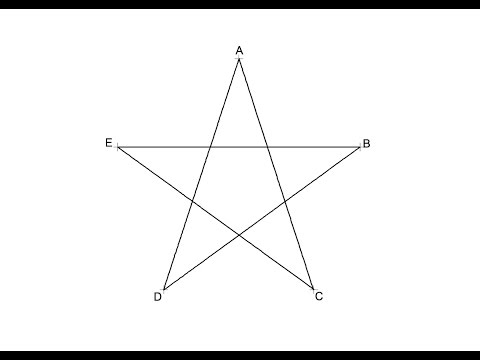 Video: How To Draw An Even Star