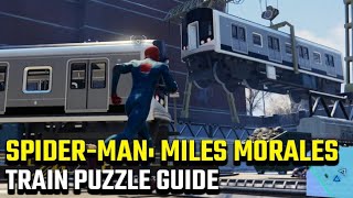 How to Solve Harlem Train Puzzle | Spiderman Miles Morales | 4K 60fps PS5 | Marvel's Spider-man