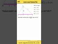 #shorts DGS Matematik  Soru Çözümleri Soru 006 #dgsmatematik #dgs #dgsgeometri