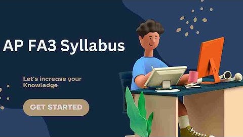AP FA3 Syllabus 2023|| Ap fa3 CBA2 Syllabus 2023