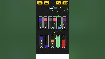 【Water Sort Puzzle】 Level 960