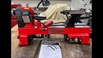 Penn State, Turncrafter Commander Tailspinner, 12" Variable Speed Midi Lathe: Unbox and Setup