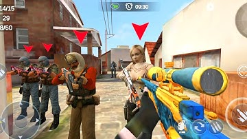 FPS Gun Strike Ops: Offline Encounter Shooting 3D _ Android Gameplay