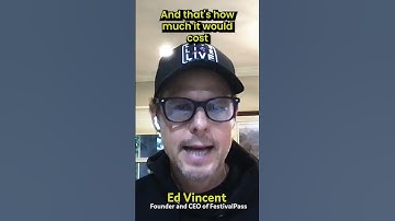 How #festivalpass works its annual subscription on live events