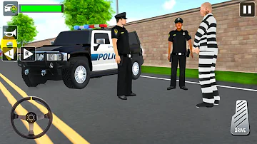 City Policeman Officer Simulator #12 - Civilian Car Driving - Android Gameplay