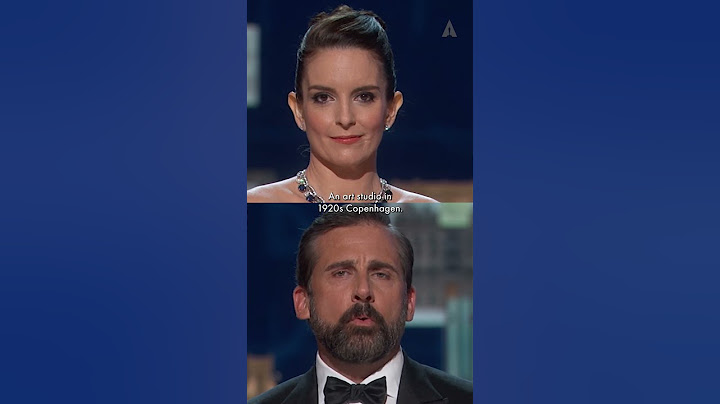 Tina Fey & Steve Carell Present at the #Oscars for Best Production Design | 88th Oscars
