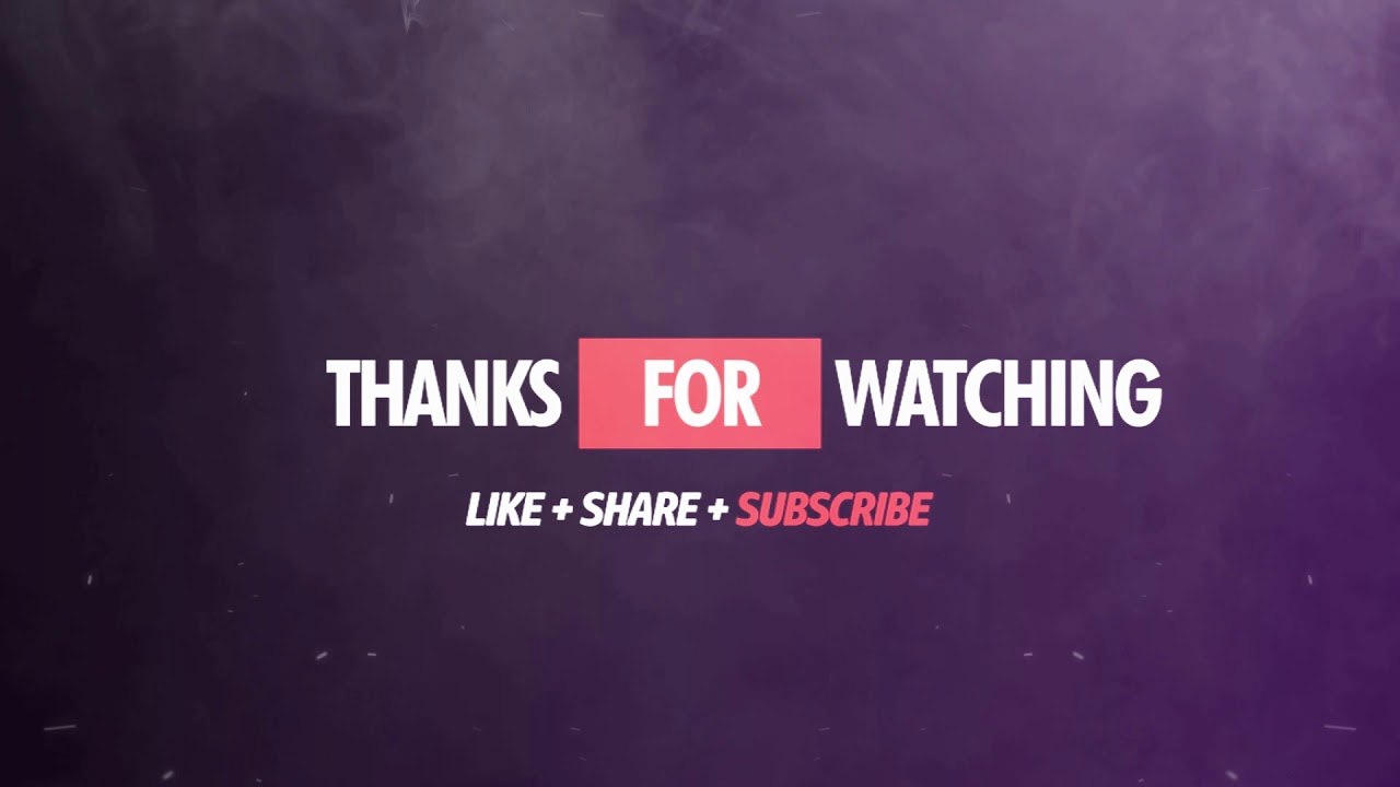 Hi! to everyone today I will give you Outro Template Thanks for ...