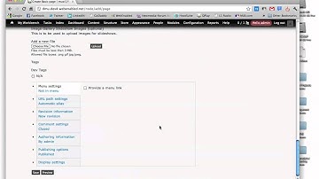 Drupal 7 Tutorial - Adding A Page to Drupal