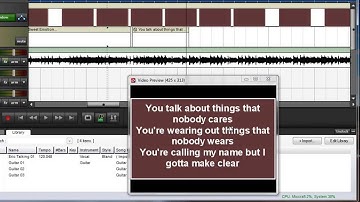 Mixcraft Mini Tip - How To Create Your Own Karaoke Videos