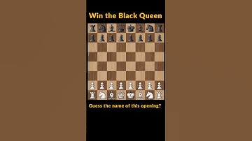 Amazing opening trap | Chess tactics