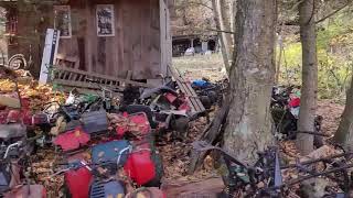 Vintage ATV\/ motorcycle hoard pick and abandoned Suzuki dealer tour!!!