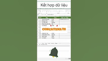 Kết hợp dữ liệu trong ô Excel | Tin học văn phòng | PiPi Vina