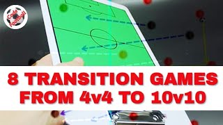 8 top transition games! From 4v4 to 10v10 situations!