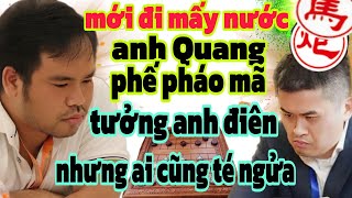 phế pháo phế mã để lấy con tốt anh Quang đã chứng minh thực lực thật sự