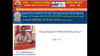 Dr TSM PPSC CDT 36 Pointers and Arrays