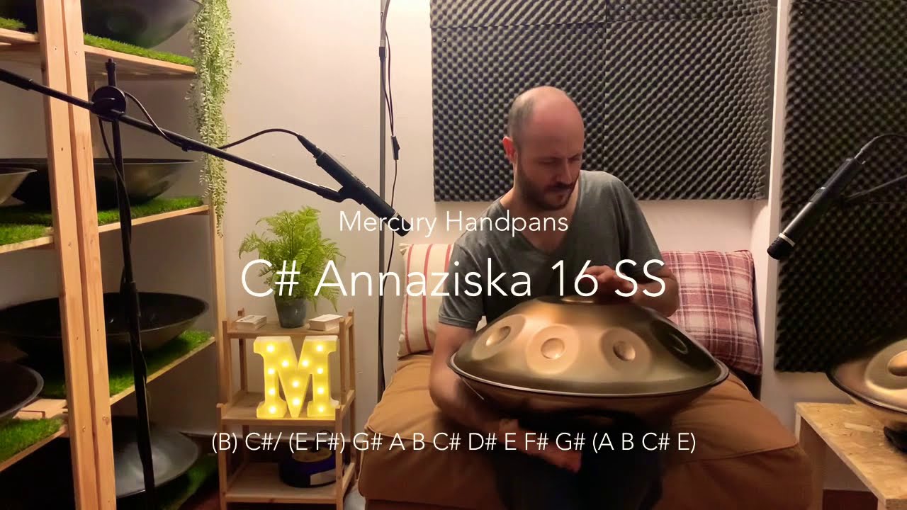 Mercury C#3 Annaziska 16 (Handpan / Pantam / Sound Sculpture)
