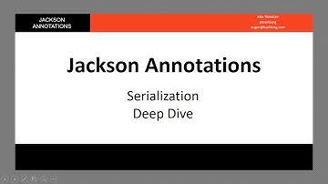 Jackson Serialization - 4 - @JsonRawValue