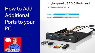 How to Add More Ports to your PC - USB C, USB 3.0, SD card reader, more! even if no port on MB
