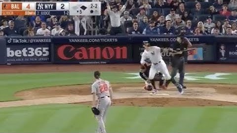 Aaron Judge Hits Game Tying 2 Run Homer (2nd Home Run Hit Tonight)