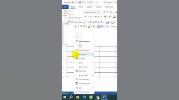 Cách tách 1 ô thành 2 ô trong Word