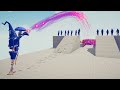 Can Witch God Defend Moat from 300 Spartans? - Totally Accurate Battle Simulator TABS