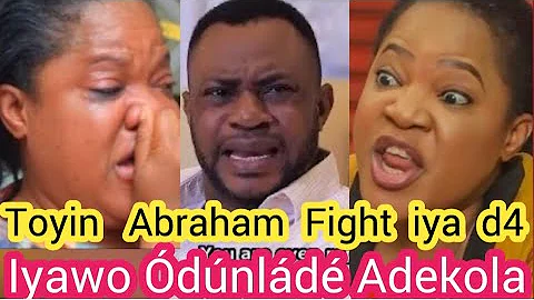 Ija Toyin Abraham ati  iyawo Ódúnládé Adekola iya d4 Awon online in-laws Ti Ganusi Kolawole Ajeyemi 