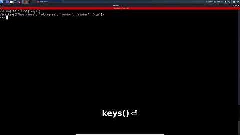 Introduction to Penetration Testing: 08 - Using python-nmap
