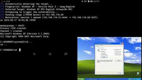 Hack into a Windows XP using an Android Device