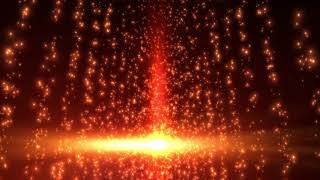 4K MOVING BACKGROUND - Red Orange Worship Particle Trails #AAVFX