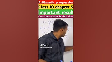 😱🔥If pth term is q and qth term is p then rth term will be p+q-r #shorts #arithmeticprogression