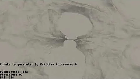 Mini showcase of my custom GPU Voxel Terrain.