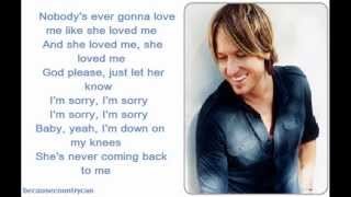 Keith Urban- Stupid Boy (Lyrics)