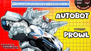Another 80’s Banger! Transformers Commemorative Series IV Prowl G1 Reissue #transformersg1