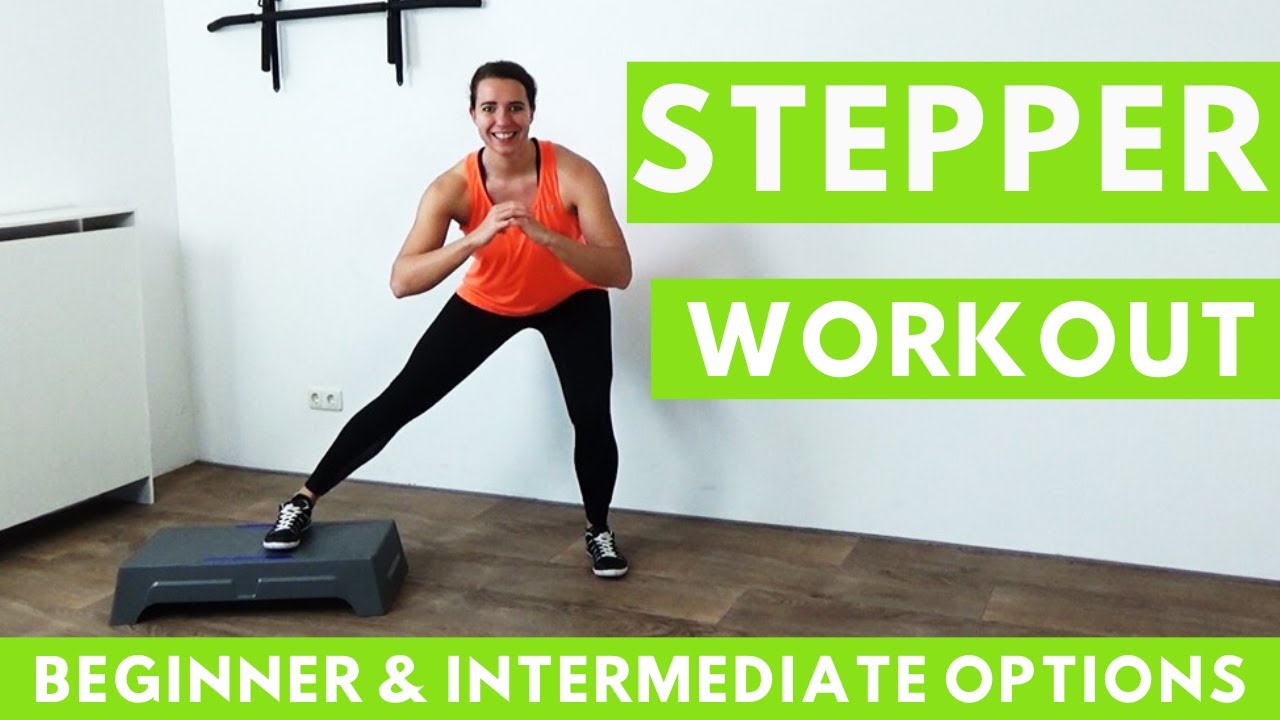 30 Minute Stepper Workout for Weight Loss – Beginner Stepper Exercise at  Home 