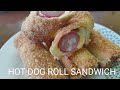 How to make hot dog and cheese roll  sandwich