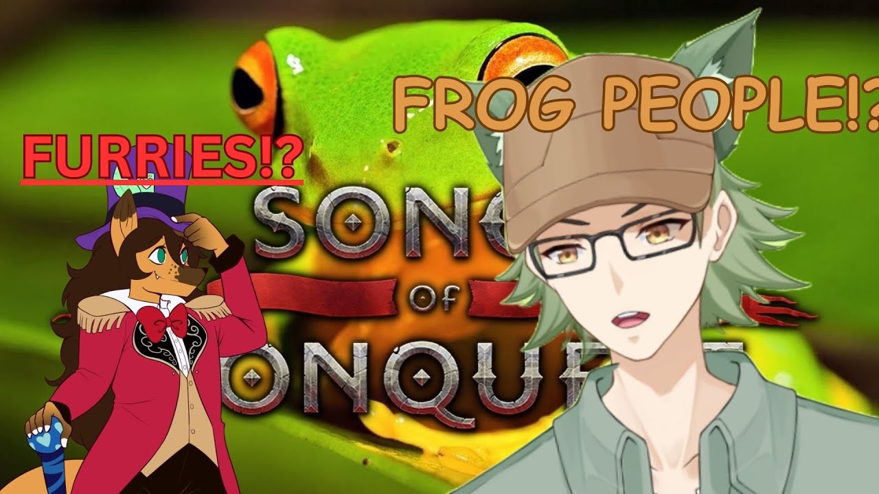 Vtubere React to Songs of Conquest Review | Working™ As™ Intended™ Edition™ By SsethTzeentach