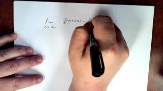 Finding the Derivative using the limit process (4/27/2021)
