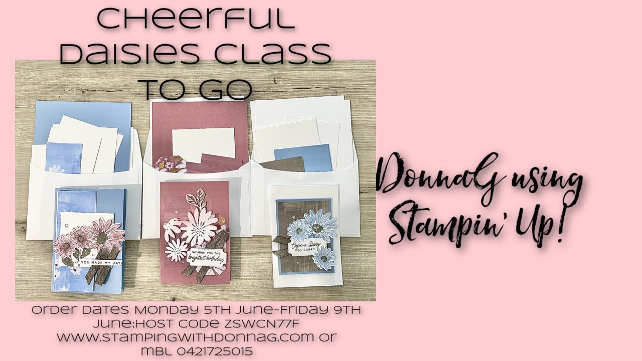 Stampin' Up! Cheerful Daisies Sneak Peek with Video Tutorial – Stampin' in  the Meadows