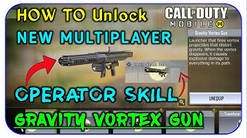 How To Unlock New MP OPERATOR SKILL GRAVITY VORTEX GUN ? How It Works? Full Details in Hindi | COD M