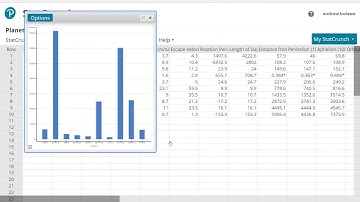 StatCrunch Tutorial - Bar Plots