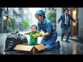 清掃員は雨の中で捨てられた赤ん坊を助けた。その子が億万長者の子供だということは全く知らなかった。