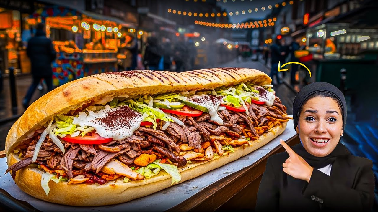 قمت ببناء مطعم شاورما في المنزل - وصنعت اطول سندوتش شاورما بطول 7 متر 