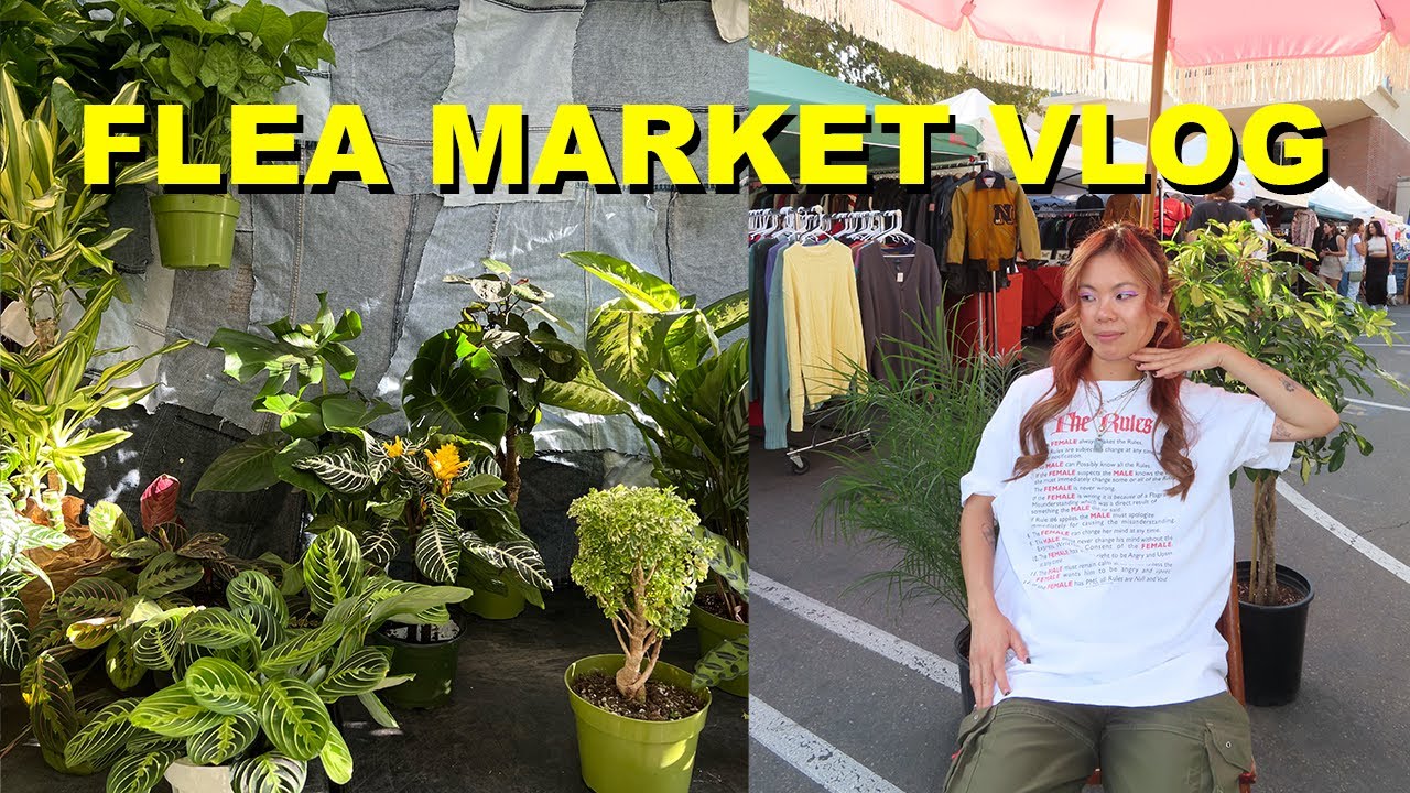 LA FLEA MARKET VLOG (spilling some tea) YouTube