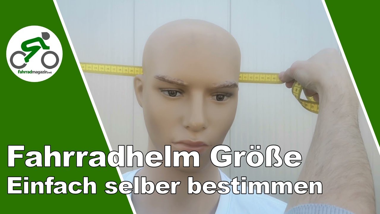 Fahrradhelm Gre messen - Kopfumfang bestimmen