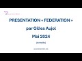 Prsentation federation mai 2024