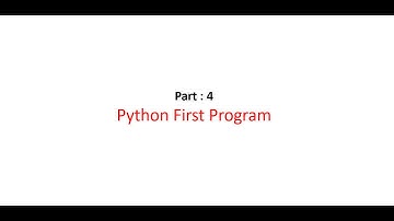 Part - 4 : Python First Program in Hindi | Execution Of Python Program in Hindi