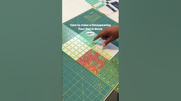 Disappearing Four Patch Block Tutorial Part 1 🩷 Full video on YouTube!