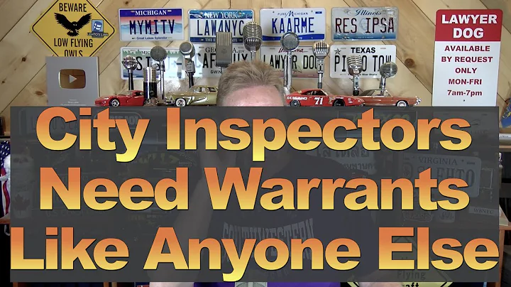City Inspectors Need Warrants Like Anyone Else