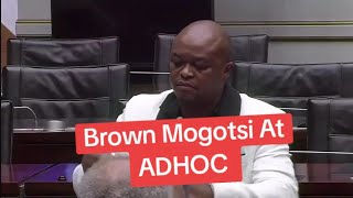 🔥Brown Mogotsi Appears At Parliament Adhoc Committee🔥