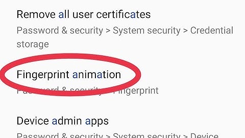 security setting  finger print Animation  ke ko set kaise  kare OnePlus Ace Racing, security setting